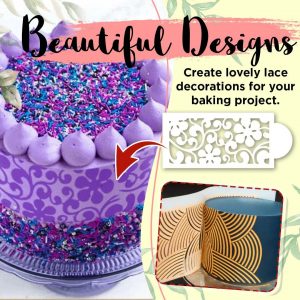 Šablone za dekoracijo torte (10 kosov) 03