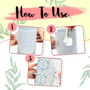 Šablone za dekoracijo torte (10 kosov) 03