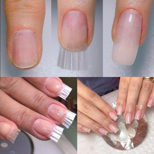 Fiberglass Nail Set – Set za podaljševanje nohtov + UV lučka slider