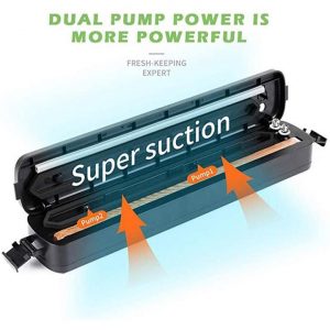 Freshfood – Avtomatski stroj za vakumiranje hrane + 10 vrečk GRATIS 03