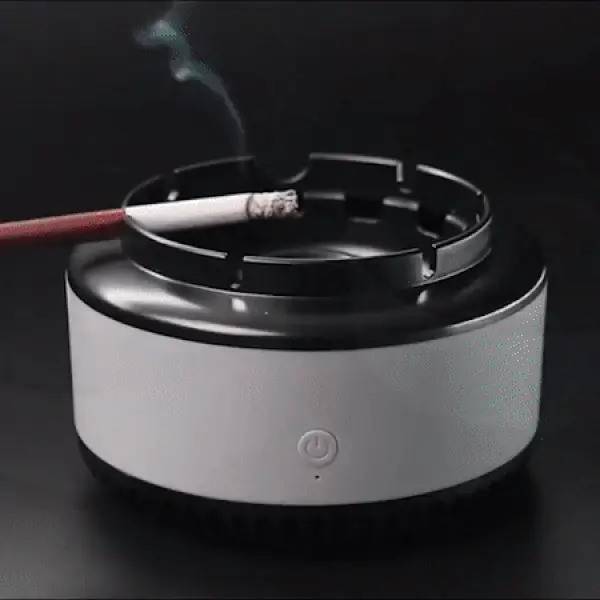 Air purifying ashtray – Pepelnik s čistilcem zraka slider