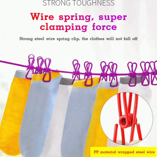 Stretchy Clothes line – Fleksibilna vrvica za sušenje perila slider