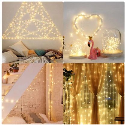 LED CURTAIN – 3D LED luči v obliki zavese slider