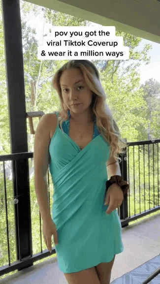 Večnamenska poletna obleka – LALOO BEACH DRESS slider