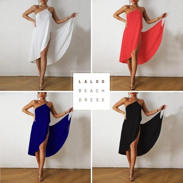 Večnamenska poletna obleka – LALOO BEACH DRESS