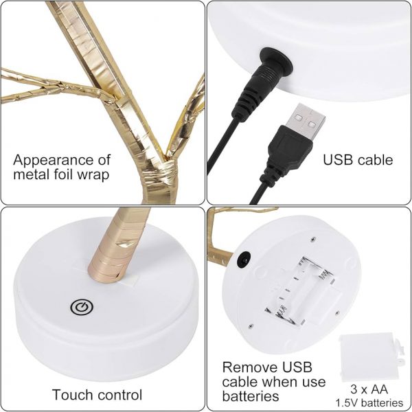 Shimmer bonsai tree – Bonsai LED svetilka slider